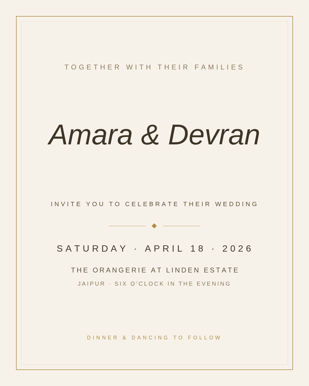 Event — Wedding Invitation